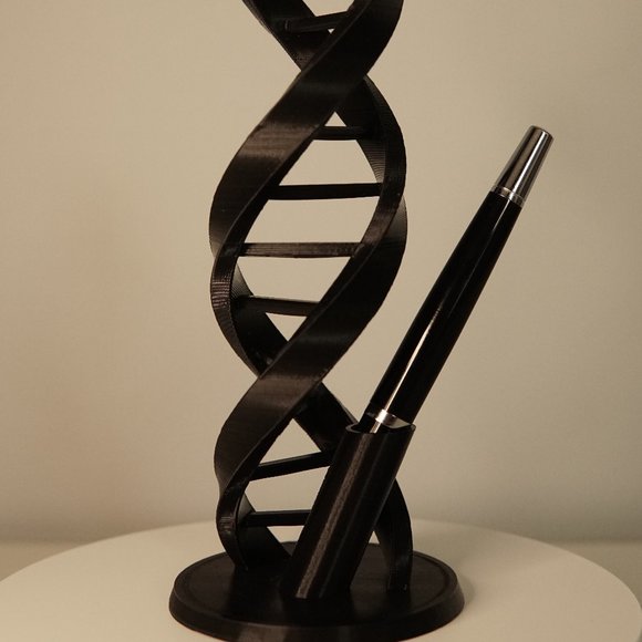 DNA Double Helix Pen Holder Biology Science Gift Decor For Nurse Doctor Teacher - Picture 4 of 4